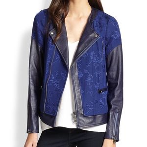 BOGO Rebecca Taylor 100% Real Lamb Leather Jacket